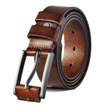 魔术传奇MagoMaga 疯马牛皮真皮皮带休闲商务男士针扣腰带MSPD003