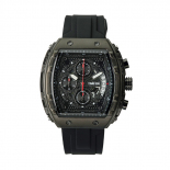 手表男运动风多功能学生酒桶型男表潮流时尚防水夜光腕表W70181G黑色